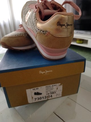 Zapatillas Pepe Jeans Beige y Rosa