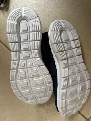 Scarpe donna blu e bianche