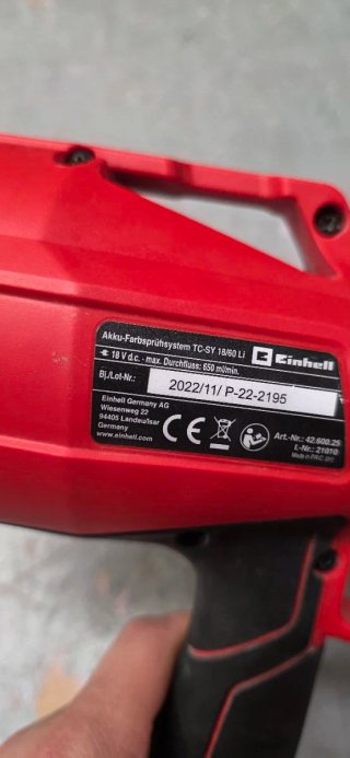 Sistema de pulverização Einhell