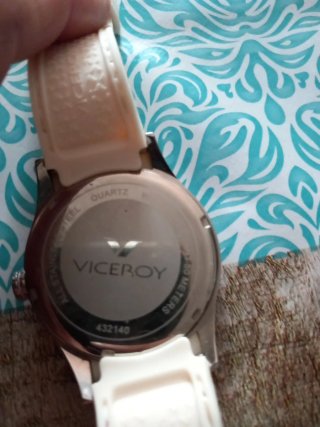 Reloj Viceroy Rosa con Correa Blanca