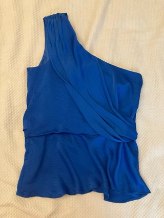 Blusa Adolfo Dominguez Azul klein 38
