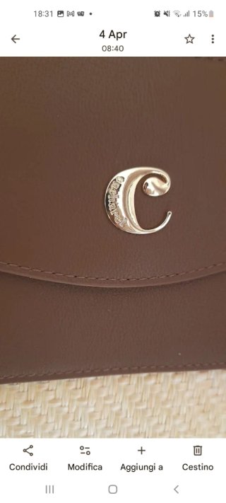 Borsa Cacharel paglia e pelle nuova