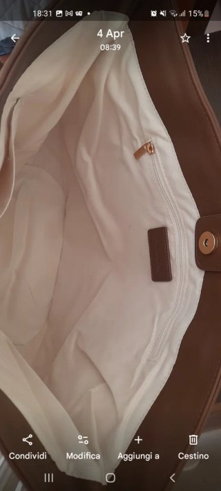 Borsa Cacharel paglia e pelle nuova