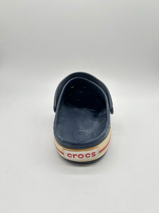 Ciabatte Crocs Crocband Blu e Rosse Tg 45
