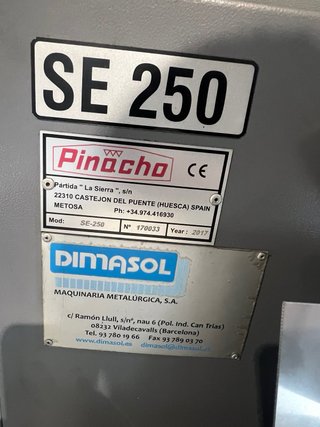 Torno Pinacho SE 250x1500