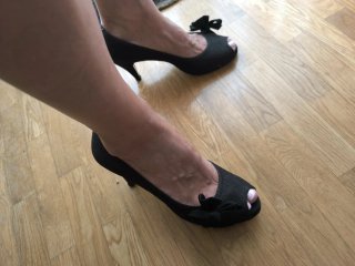 Zapatos de tacón negros Serena