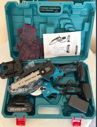 Kit Giardinaggio Motosega e Forbice 2 Batt