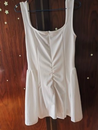Abito corto bianco taglia XS