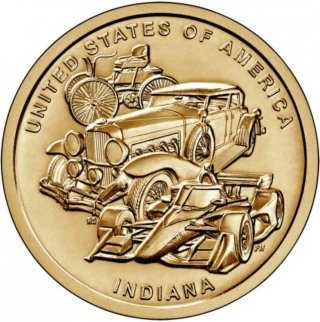 Moneda 1 Dólar USA Indiana