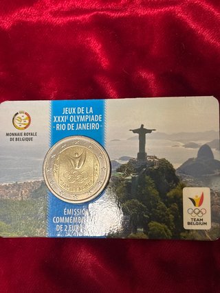 Moneda 2€ Bélgica 2016 JJOO Río