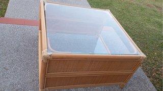 Conjunto de mimbre estilo natural