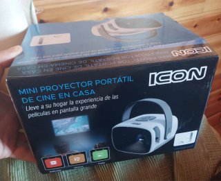 Mini Proyector Cine en Casa ICON Blanco