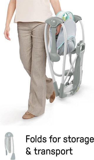 Ingenuity columpio plegable hamaca melodías