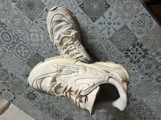 Zapatillas Lacoste Beige/Blanco Originales