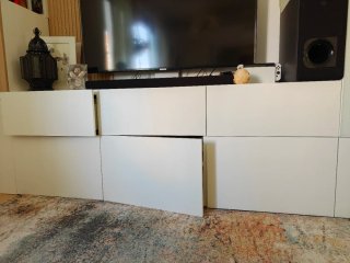 Mueble TV Ikea Besta Blanco