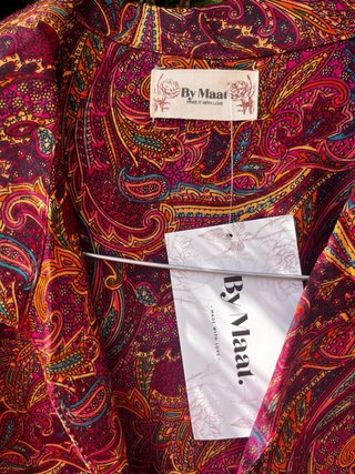 Vestido seda estampado paisley talla única By Maat