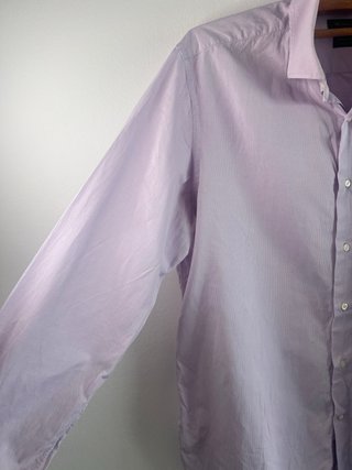 Camisa Massimo Dutti Manga Larga Tessuto Italiano