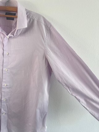 Camisa Massimo Dutti Manga Larga Tessuto Italiano