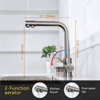 Ibergrif grifo cocina 3 vías M22109A