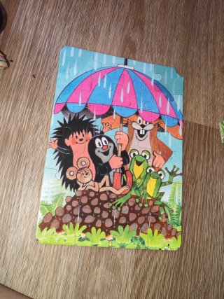 Puzzle infantil, va sin caja
