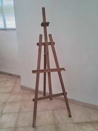 CABALLETE de MADERA. TRÍPODE FOTOS CARTEL LIENZOS