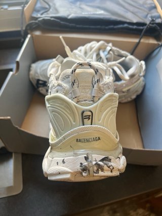 Balenciaga Runner Zapatillas Blancas Negras