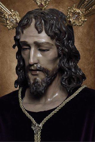 Cristo de tamaño natural.