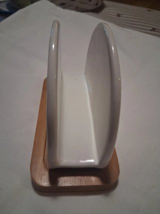 Portatovaglioli Porcellana e Legno