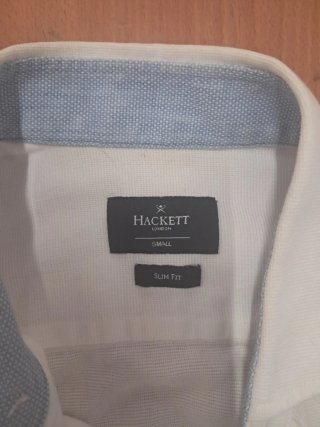 Camisa Hackett manga larga blanca