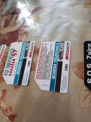 Schede telefoniche Telecom e Dixan