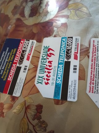 Schede telefoniche Telecom e Dixan