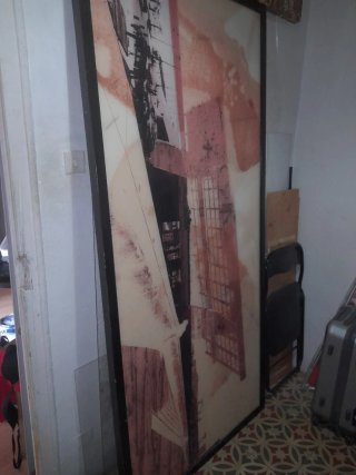 Cuadro marco Gran Barcelona Colón 200x100cm