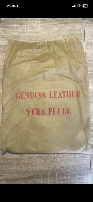 Borsa tracolla vera pelle uomo nera