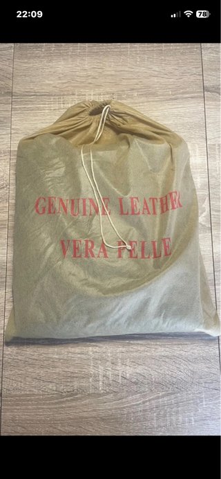 Borsa tracolla vera pelle uomo nera