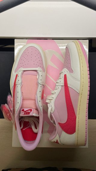 Jordan 1 Low Travis Scott Tropical Pink