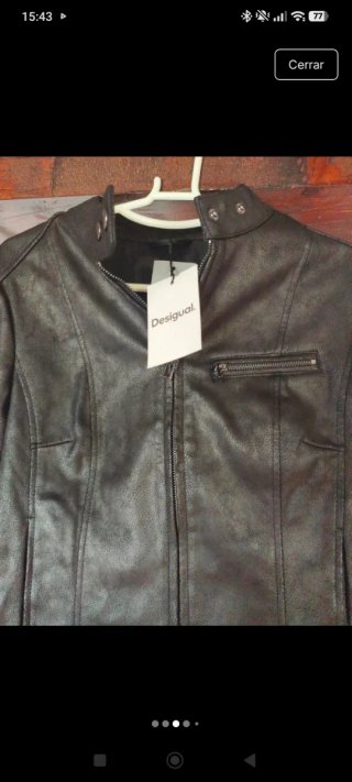 Chaqueta Desigual Negra Nueva Con Etiquetas