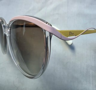 Gafas de sol Dior amarillas y rosas