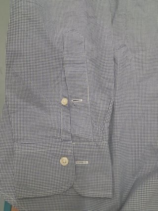 Camisa Ralph Lauren Cuadros Azul y Blanco
