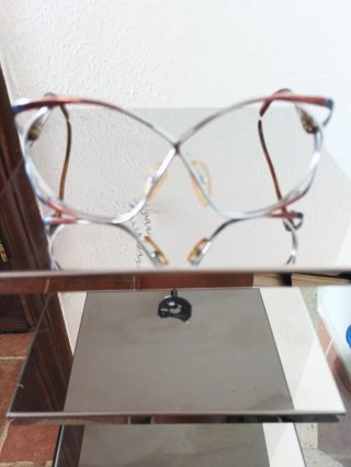 Gafas Christian Dior Mariposa Marrón/Plata