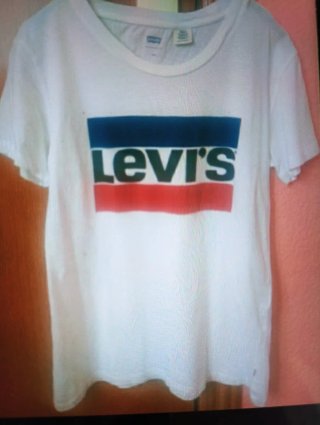 Camiseta Levi's Blanca Talla XXS