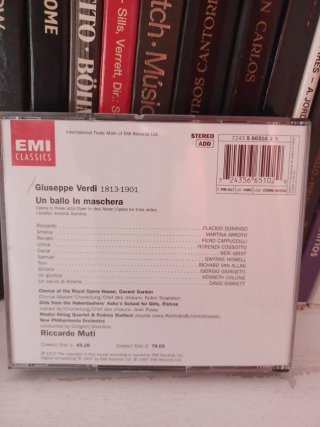 CD Verdi: Un Ballo in Maschera