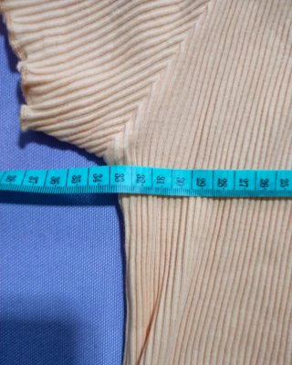 Top corto donna Tommy Jeans taglia S albicocca