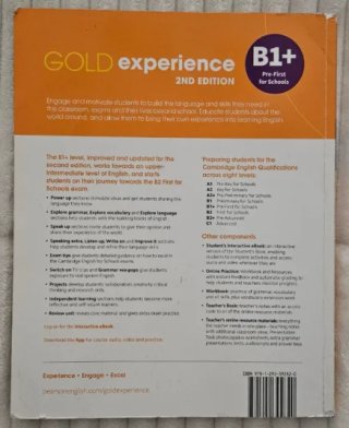 GOLD EXPERIENCE 2ED B1+ STUDENT'S BOOK & INTERA...