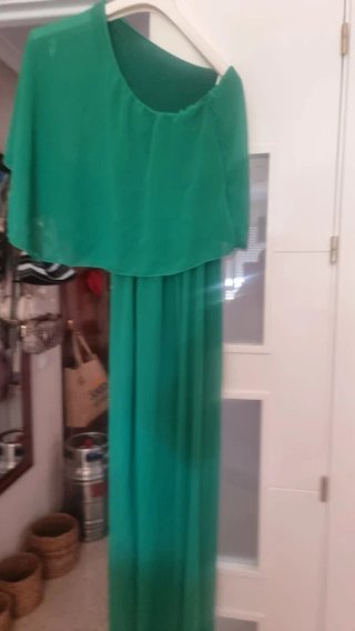Vestido largo mostaza talla única