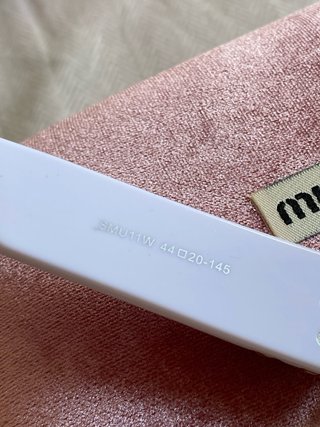 Gafas Miu Miu Blancas Mujer Nuevas