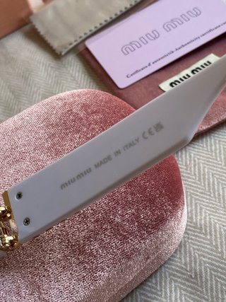 Gafas Miu Miu Blancas Mujer Nuevas