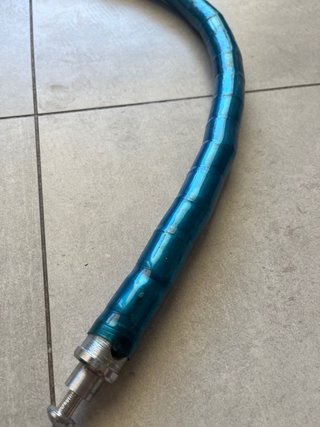 Candado Luma Reforzado Moto/Bici Azul
