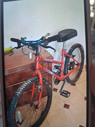 Bicicleta Cross Spider Blanca y Azul