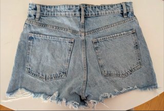 Shorts vaqueros Zara desgastados