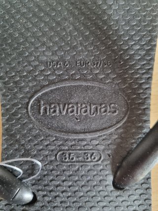Havaianas Slim Brasil Logo, Black, Donna, 35/36